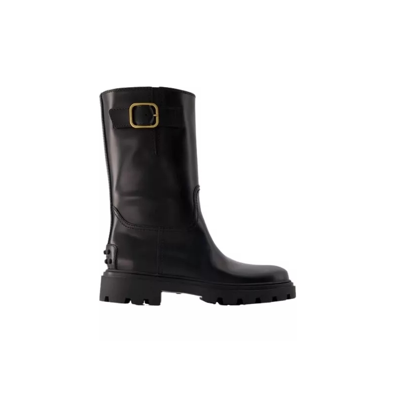 Tod's Bottes Dames Gomma Pesante 08J Boot Zwart schwarz