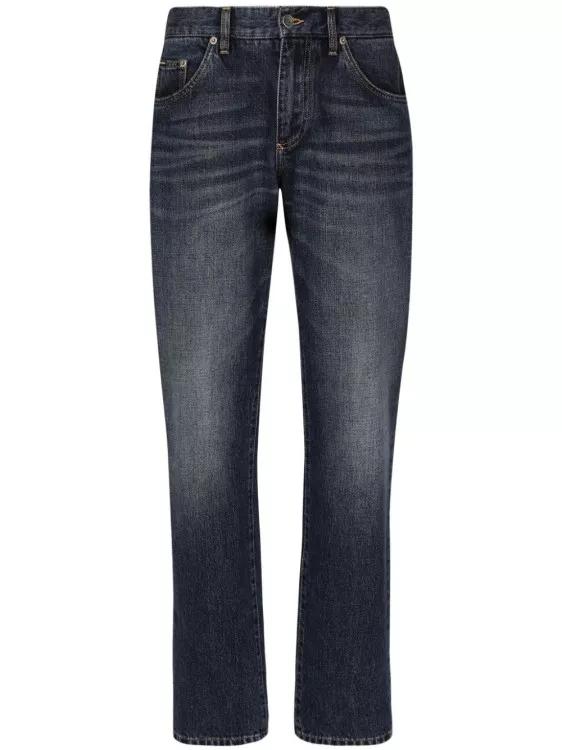 Dolce&Gabbana - Navy Blue Straight Leg Jeans - Größe 50 - blue