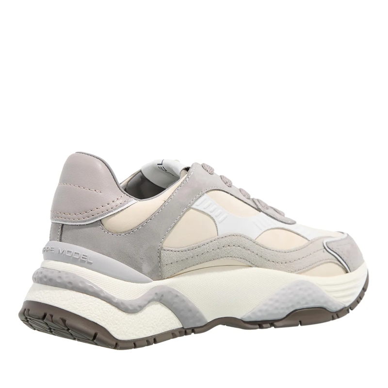 Philippe Model Low-Top-Sneaker Odeon Low Woman Veau Mixage_Gris(Image 4)