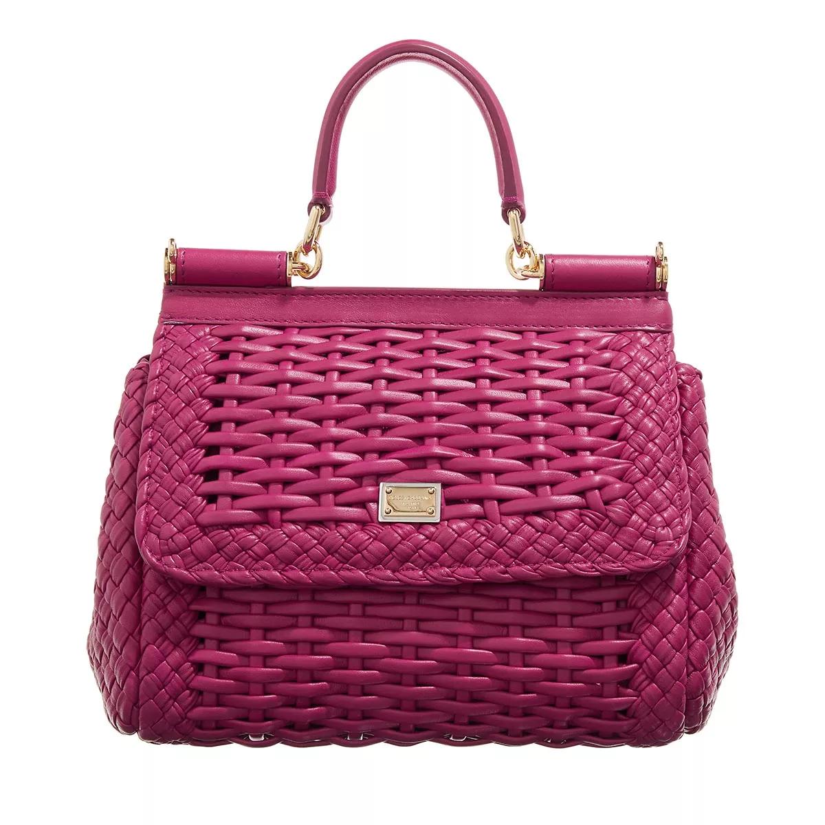 Dolce&Gabbana Satchel Bag - Small Sicily Handle Bag - Gr. unisize - in Rosa - für Damen