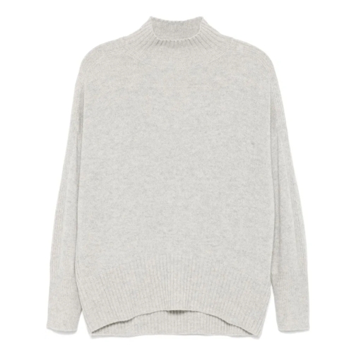 Allude Pull à col roulé Cashmere Sweater Grey