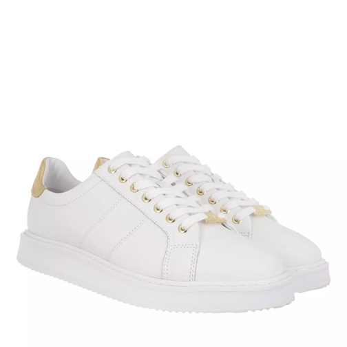 Lauren Ralph Lauren Angeline Athletic Sneakers White/Gold scarpa da ginnastica bassa