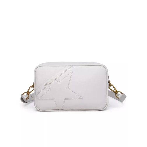 Golden Goose Star' Butter Leather Bag Grey Sac pour appareil photo