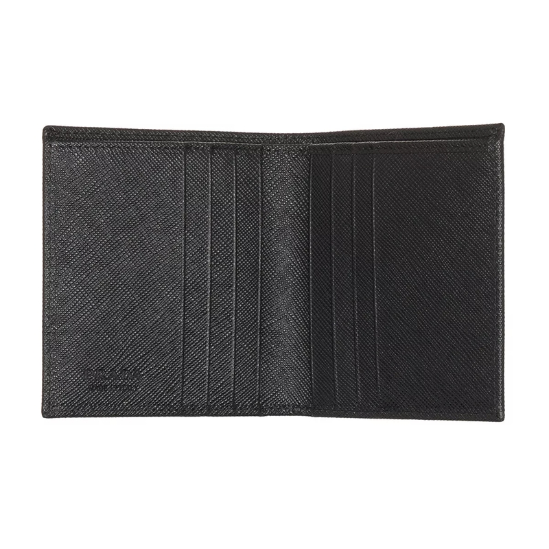 Prada Bi-Fold-Portemonnaie Geldbörse schwarz(Image 5)
