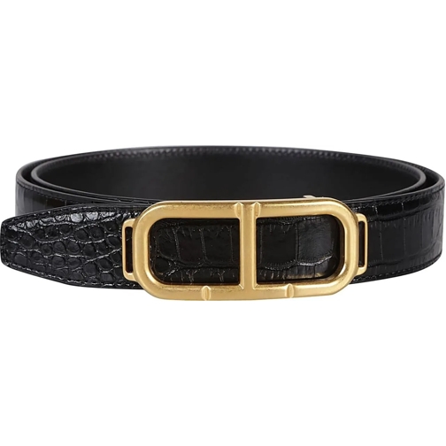 Tom Ford Gürtel T Reversible Buckle Belt Black schwarz