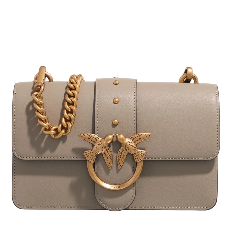 Pinko Sac à bandoulière Love One Mini St. Cl Noce-Antique Gold