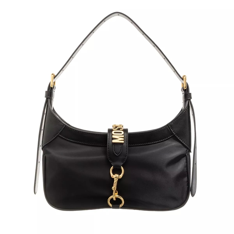 Moschino Schultertasche Multipockets Fantasia Nero
