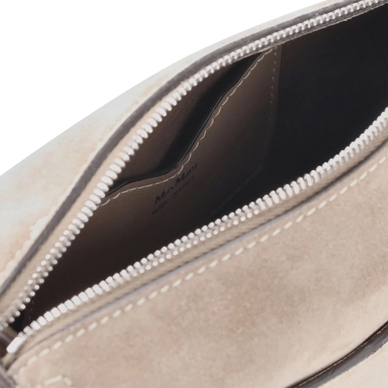 Max Mara Sac à bandoulière Tasche Skipperxssue aus Leder braun(Image 6)