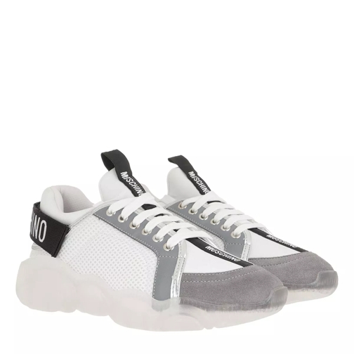Moschino Sneaker Orso Mix White/Grey lage-top sneaker