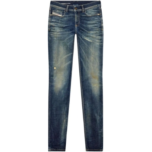 Diesel Magere Been Jeans Jeans Blue blau