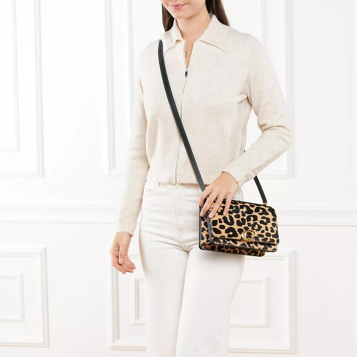 Coach leopard best sale print crossbody bag