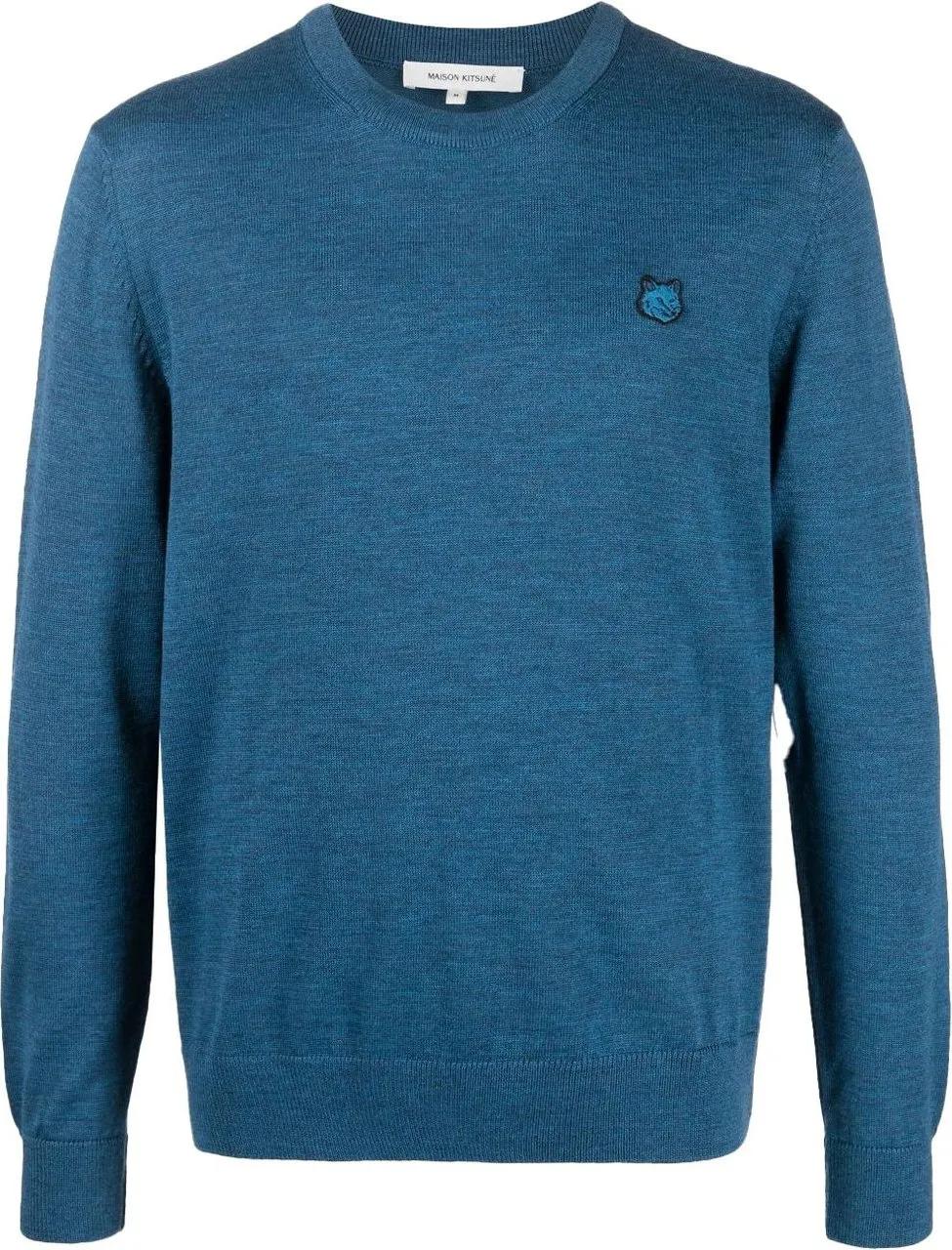 Maison Kitsune - MAISON KITSUNE%27 Sweaters Blue - Größe S - blue