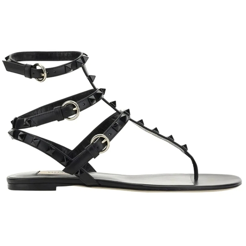 Valentino Garavani T-Shirts Valentino Garavani Rockstud Flip-Flop Sandlas schwarz