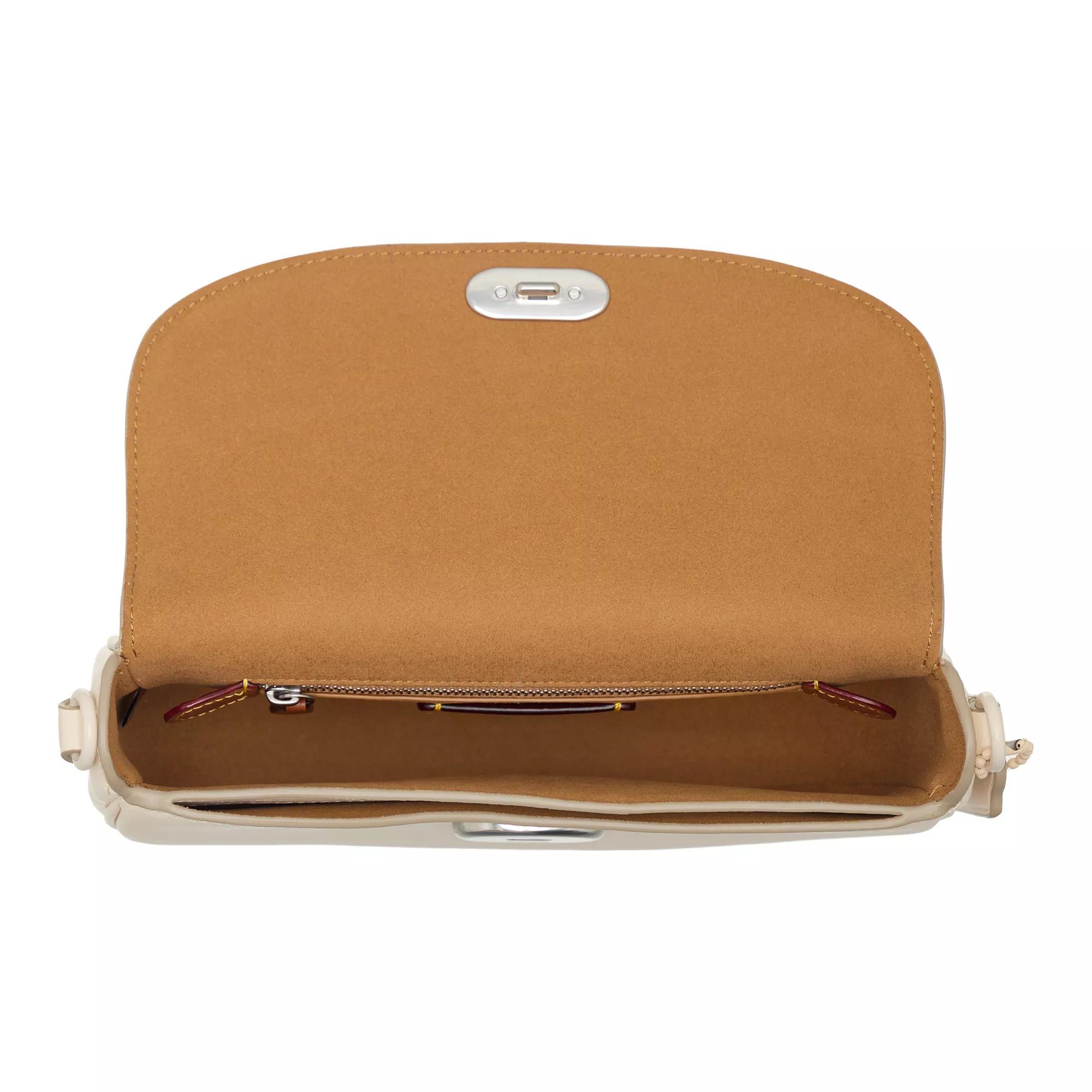 Coach Crossbody bags Monochrome Glovetanned Leather Emmy Saddle Bag 23 in crème