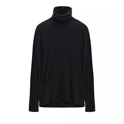 Dorothee Schumacher chic comfort Shirt 999 black Topjes met lange mouwen