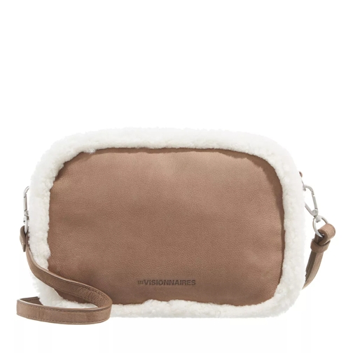 LES VISIONNAIRES Lola Teddy Hazelnut Cross body-väskor