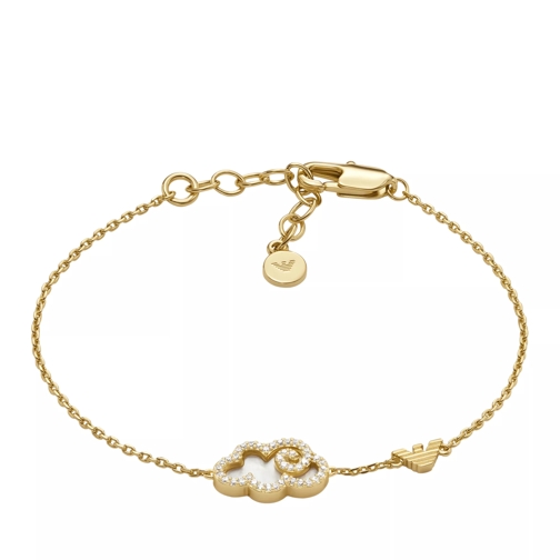 Emporio Armani Brass Components Bracelet Gold Bracelet