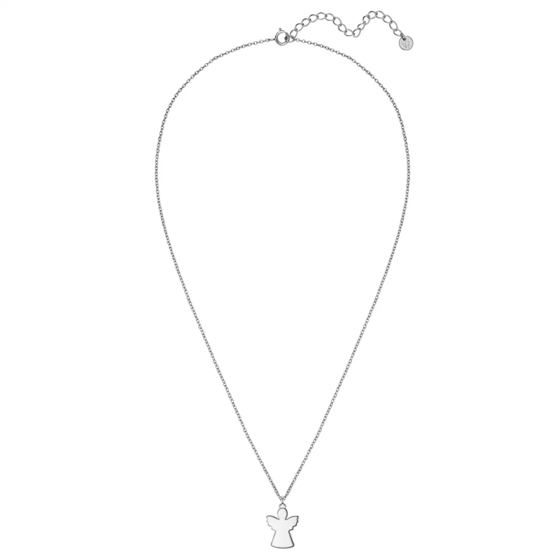 Glanzstücke München Mittellange Halskette Sterling Silber Halskette Engel silber(Image 2)