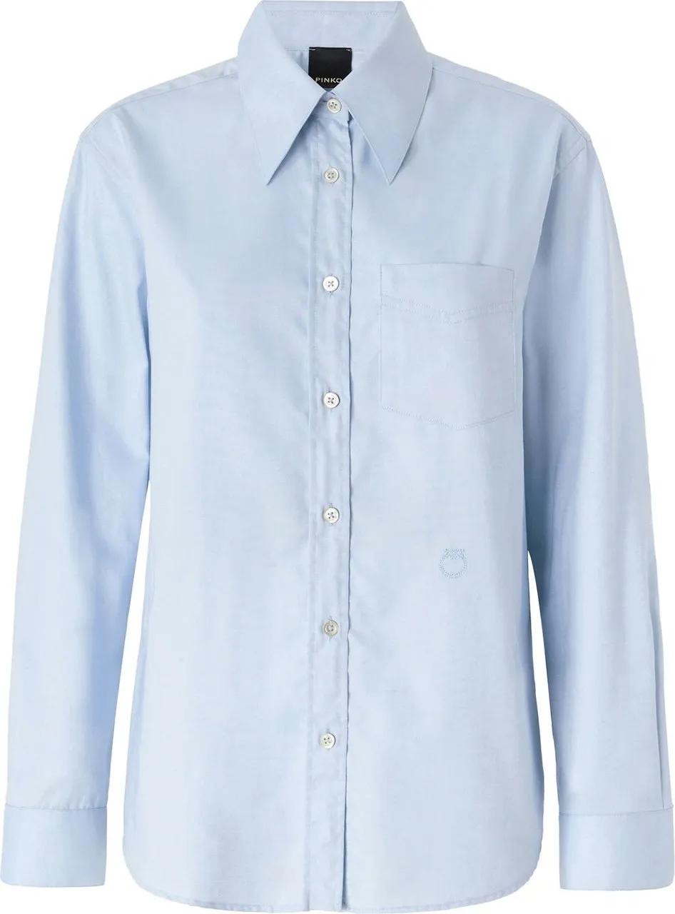 Thumbnail - Pinko - Shirts Blu Panoramico - Größe 46 - blue
