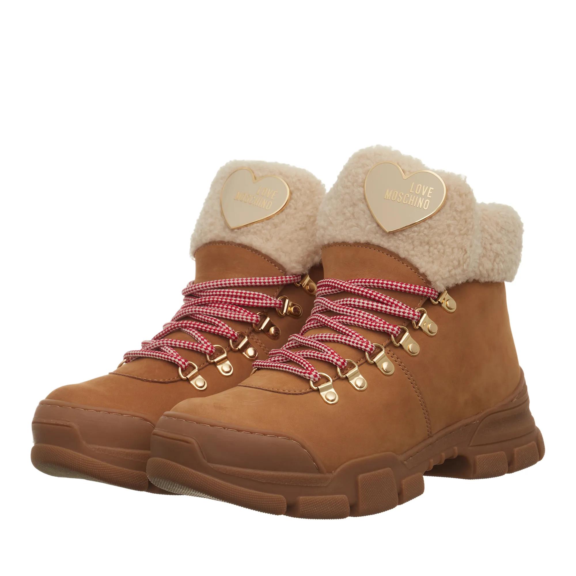 Love Moschino Boots & Stiefeletten - Sneakers Donna - Gr. 36 (EU) - in Braun - für Damen