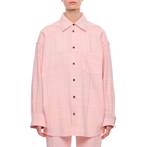 Bottega Veneta Hemden Notebook Viscose Shirt Pink