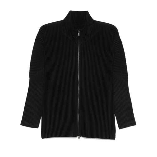 Issey Miyake Strickjacke Black Zipped Cardigan Black