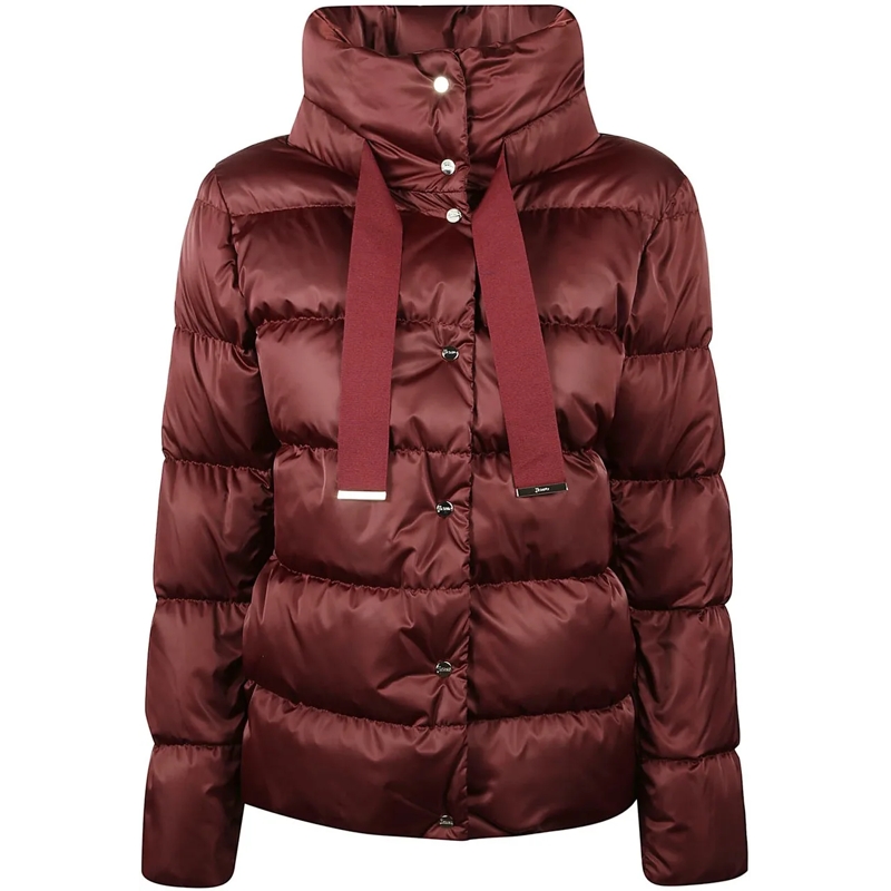 Herno Übergangsjacke Down Cape Red rot