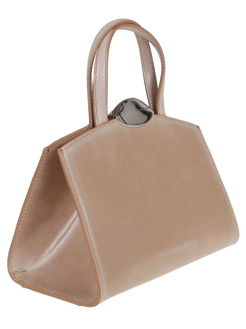 Benedetta Bruzziches Crossbody bags Serena La Petite Calfskin Bag in beige