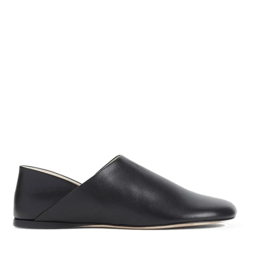 Loewe Toy Black Goat Skin Slippers Black sneaker basse