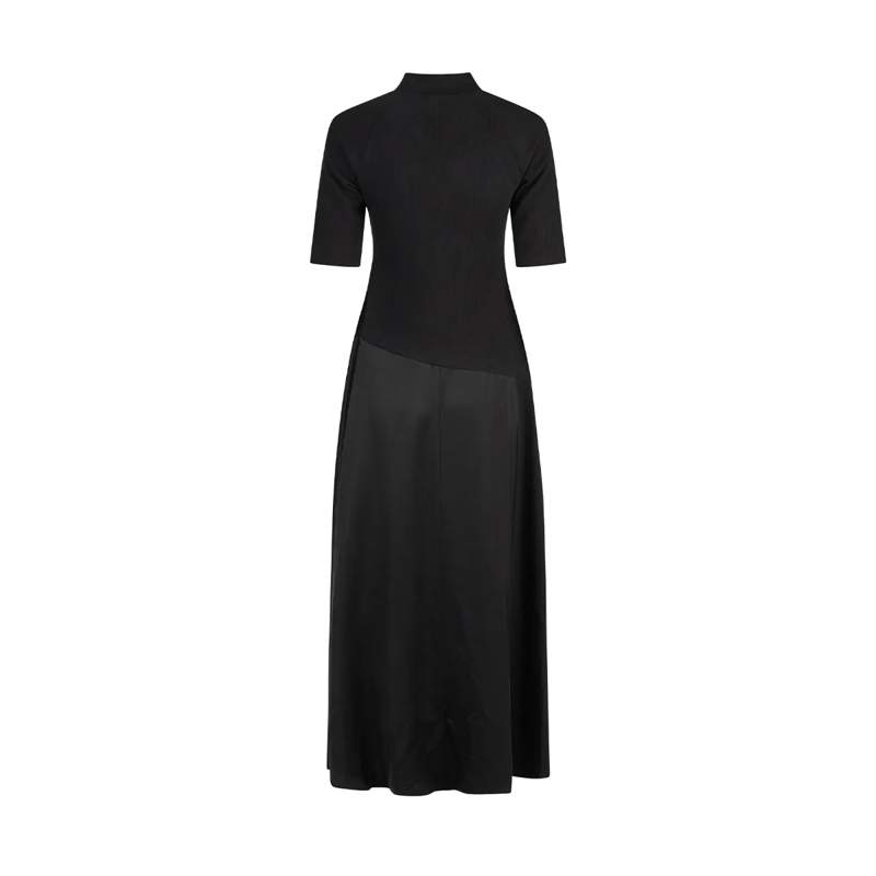 Marc Aurel Maxikleid Kleid- asymmetrisch- Milano-Ärmel- Viskoserock schwarz(Image 5)