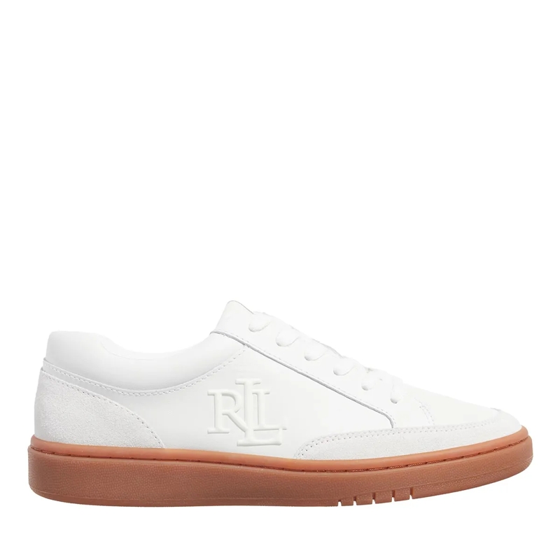 Lauren Ralph Lauren Low-Top-Sneaker Hailey 6-Sneakers-Low Top Lace Snow White/Pale Grey