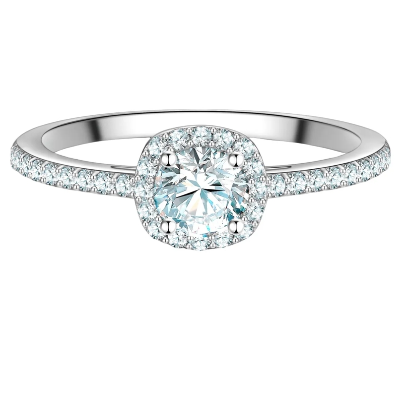 Trilani Ring Sterling Silber Ring Zirkonia silber