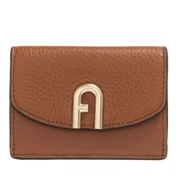 Furla Furla Primula S Compact Wallet Trifold Cognac H | Tri-Fold