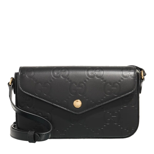 Gucci Crossbodytas Gg Super Mini Shoulder Bag Black