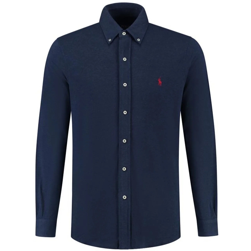 Ralph Lauren Legeres Oberteil Sport Shirt blau