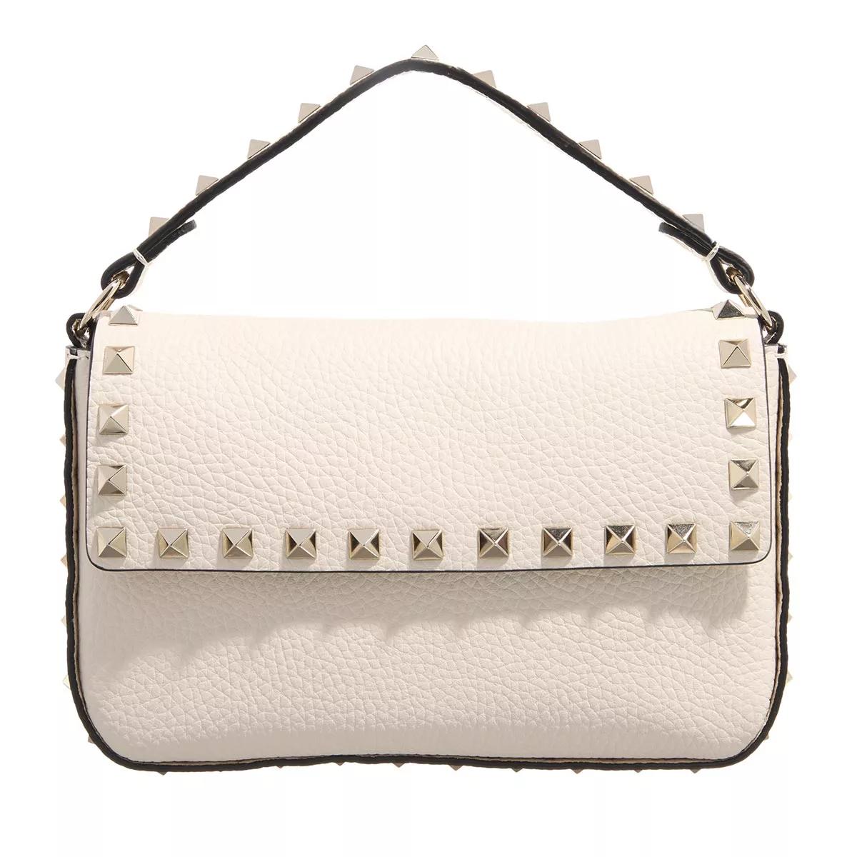 Valentino Garavani Crossbody Bags - Mini Bag Rockstud - Gr. unisize - in Creme - für Damen