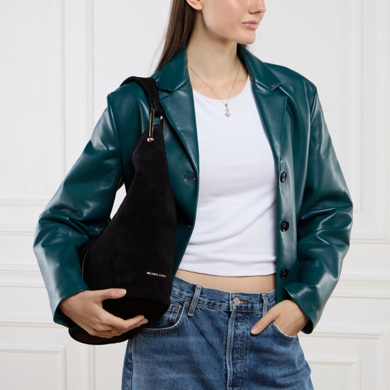 MICHAEL Michael Kors Hobo Bag Md Hobo Shldr Black(Image 2)