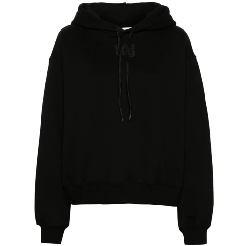 Alexander Wang Hemden Cotton Sweatshirt Black