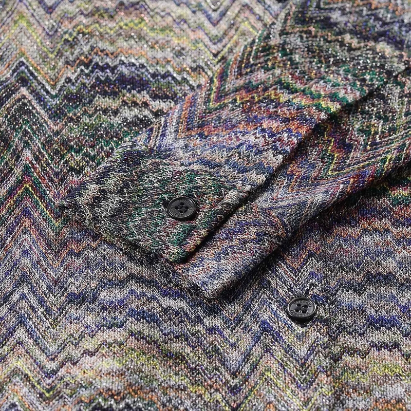 Missoni Bluse Bluse im Zickzack-Design mehrfarbig(Image 4)