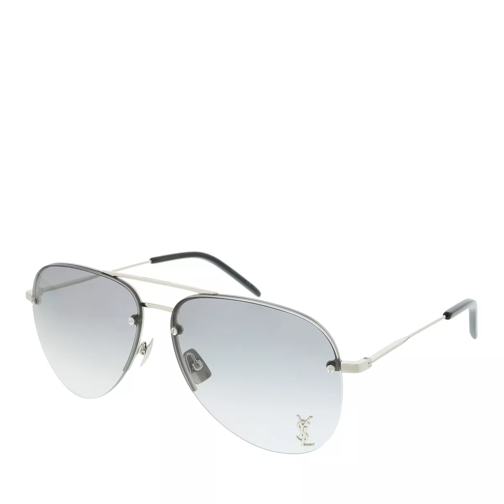 Saint Laurent CLASSIC 11 M-005 59 Sunglass UNISEX META SILVER Sunglasses