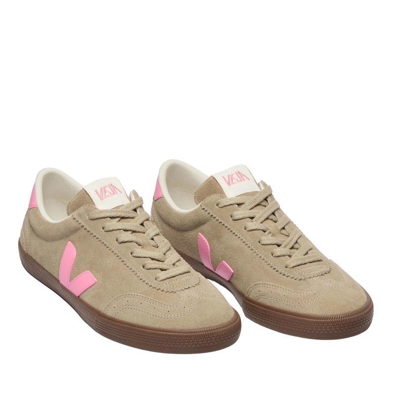 Veja Low-Top-Sneaker Volley Suede Taupe Malibu Bark(Image 2)