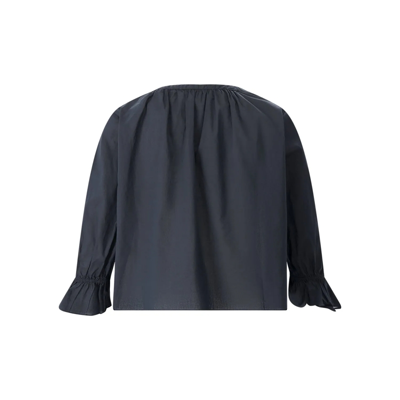 FRAME Bluse Bluse aus Baumwolle dunkelblau(Image 2)