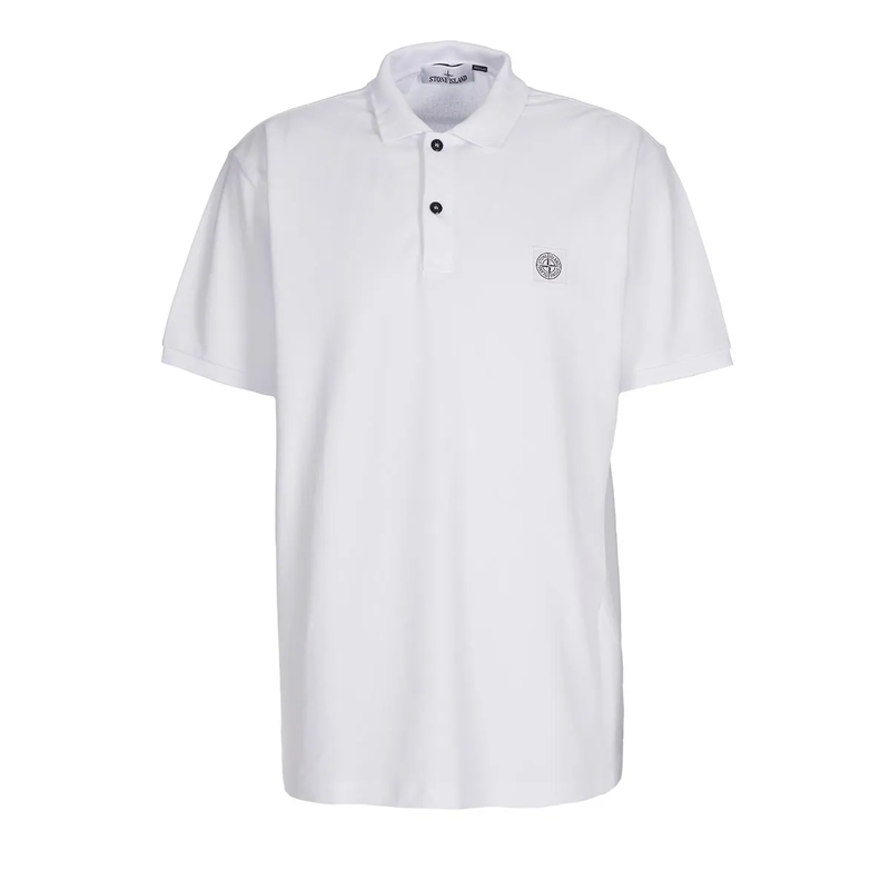 Stone Island Polo shirt SS Poloshirt weiß