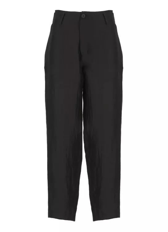 Yohji Yamamoto - Ramie Blend Pants - Größe XS - black