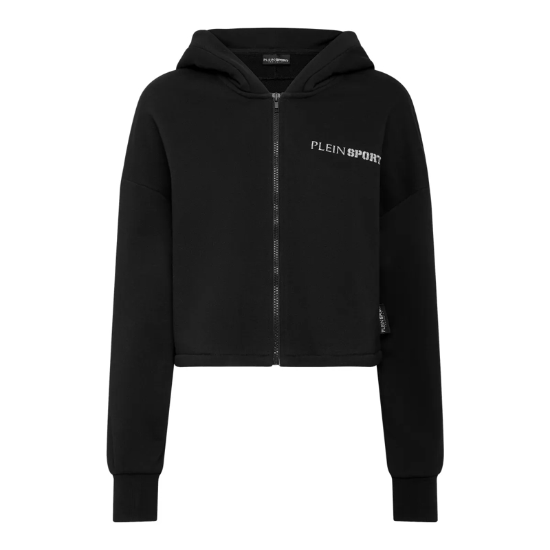 Plein Sport Daunenjacke Sweatjacke Mit Kapuze Scratch schwarz