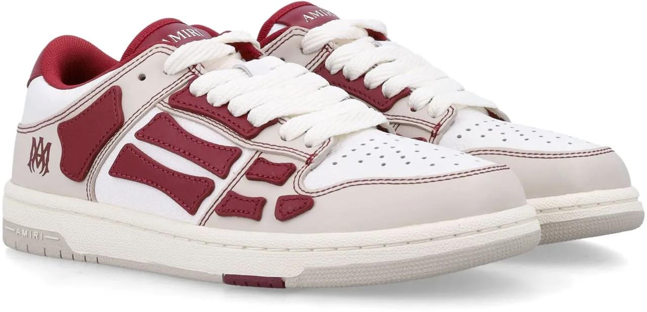 Amiri Varsity Skel Top Low Deep Red rot | lage-top sneaker