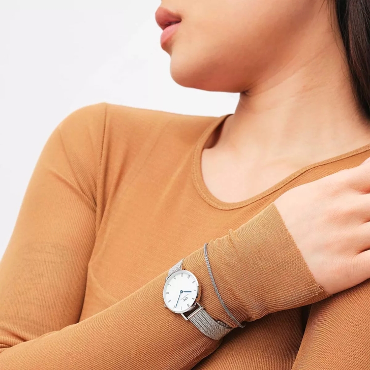 Daniel wellington classic petite sterling white best sale