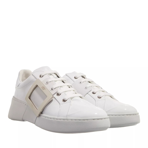 Roger Vivier Viv Skate Met Buckle B001 bianco låg sneaker