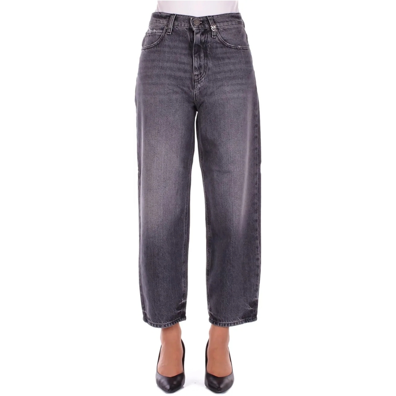 Pinko Jeans mit geradem Bein Jeans Grey grau