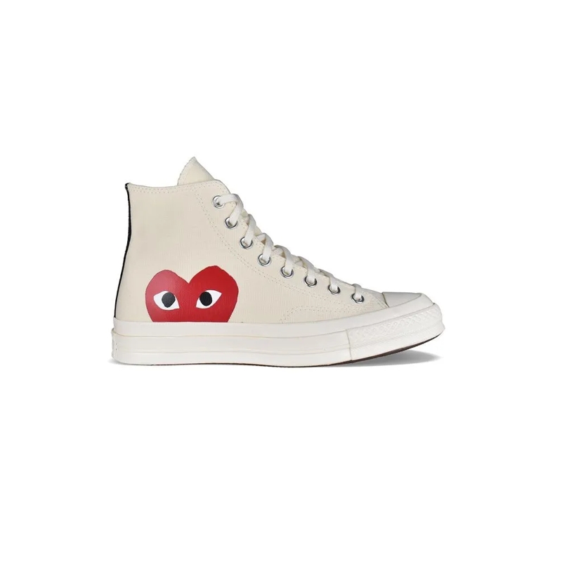 Comme des Garcons Low-Top-Sneaker Chuck Taylor High-Top Sneakers White